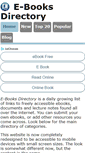 Mobile Screenshot of e-booksdirectory.com