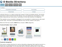 Tablet Screenshot of e-booksdirectory.com